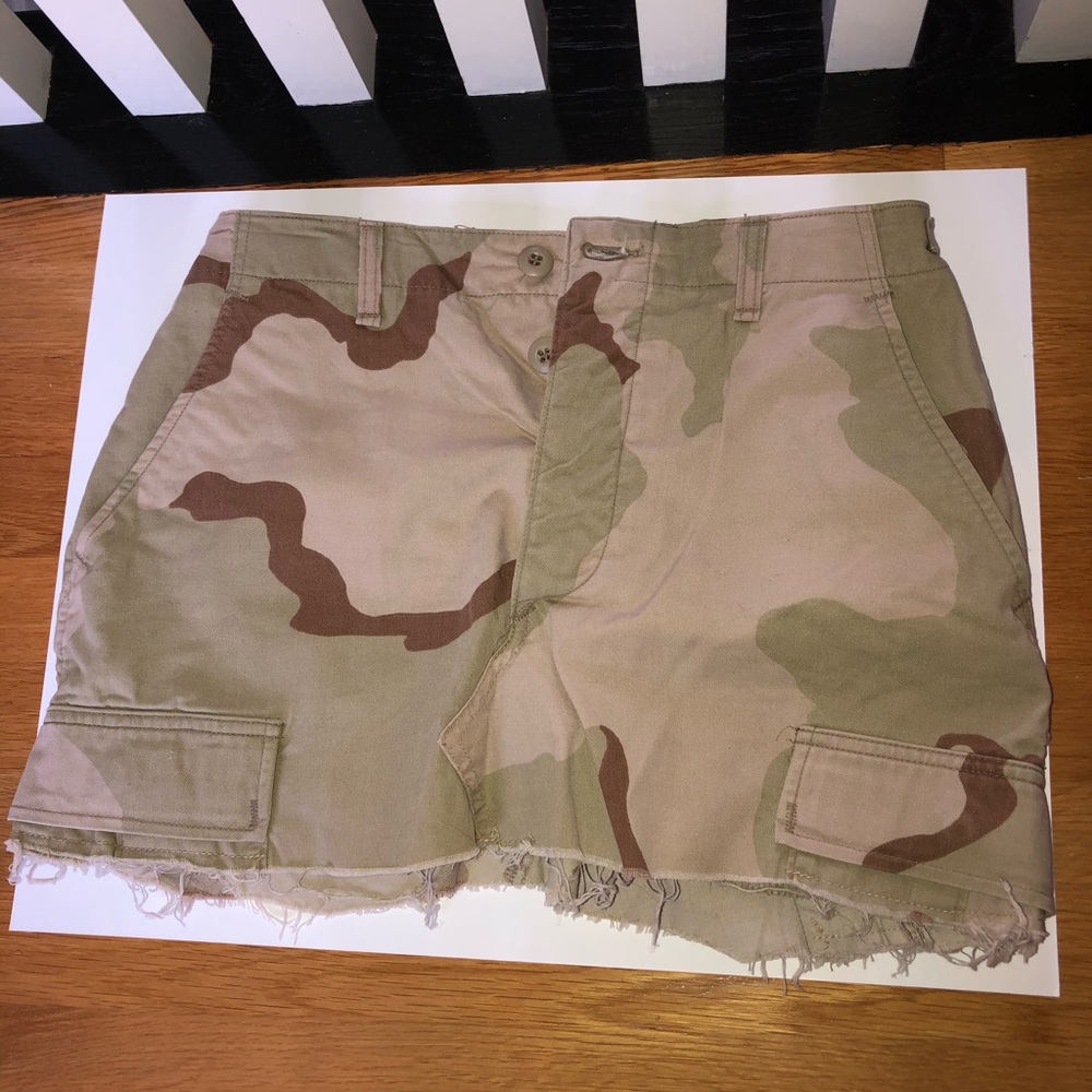 Camo skirt